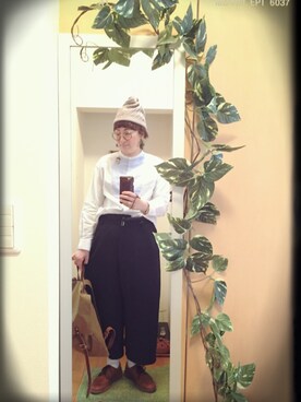 「OWL（オウル）のアイテム」を使った、えちご屋さん（レディース・168cm）の春コーディネート