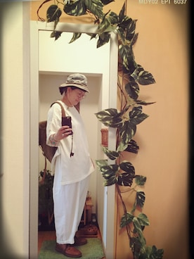 「OWL（オウル）のアイテム」を使った、えちご屋さん（レディース・168cm）の夏コーディネート