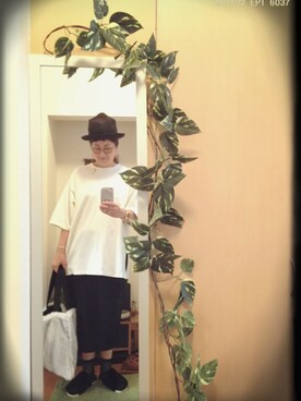 「cherpa（シェルパ）のアイテム」を使った、えちご屋さん（レディース・167cm）の秋コーディネート