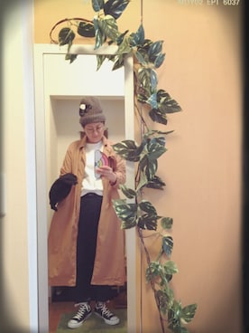 「アイテム（スウェット）」を使った、えちご屋さん（レディース・167cm）の秋コーディネート