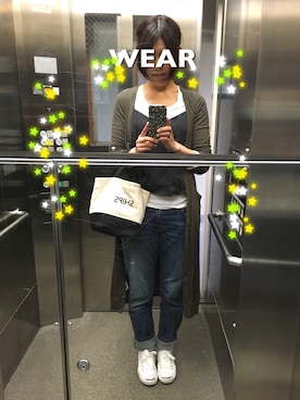 「CONVERSE（コンバース）のCONVERSE コンバース ジャック パーセル / JACK PURCEL（スニーカー）」を使った、naooon☆さん（レディース・168cm）の春コーディネート