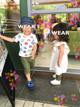 naooon☆さん（キッズ・90cm）の夏コーディネート