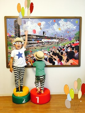 「鈴鹿サーキット」｜naooon☆さん（キッズ・110cm）の夏コーディネート