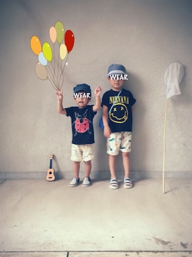 naooon☆さん(キッズ・110cm)の夏コーディネート