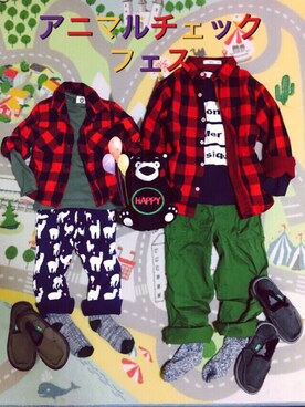 naooon☆さん（キッズ・110cm）の秋コーディネート