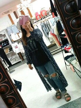 「Minnetonka（ミネトンカ）のアイテム（ビーチサンダル）」を使った、☆＊noririn＊☆ さん（レディース・158cm）の春コーディネート