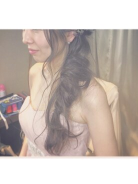 「ヘアメイク」｜よち☆さん（レディース・155cm）の春コーディネート