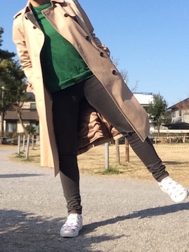「crolla（クローラ）のアイテム（ジャケット/アウター）」を使った、ciocclato_72さん（レディース・157cm）の春コーディネート