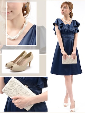 「アイテム（ドレス）」を使った、FayMayさん（レディース・160cm・20代）の秋コーディネート