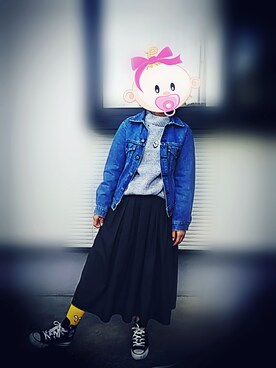 鈴花さん（レディース・156cm）の冬コーディネート