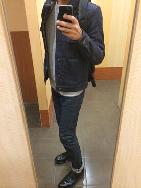 「A.P.C.（アーペーセー）のアイテム（その他シューズ）」を使った、masatsuguさん（メンズ・178cm）の春コーディネート