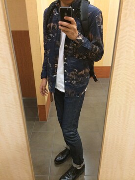 「A.P.C.（アーペーセー）のアイテム（その他シューズ）」を使った、masatsuguさん（メンズ・178cm）の春コーディネート