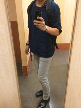 「A.P.C.（アーペーセー）のアイテム（ブーツ）」を使った、masatsuguさん（メンズ・178cm）の夏コーディネート