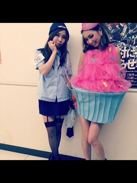 「halloween」｜maiさん（レディース・165cm）の冬コーディネート