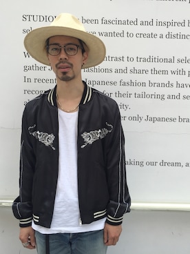 「アイテム（その他アウター）」を使った、矢野 勇太さん（メンズ・170cm・20代）の夏コーディネート