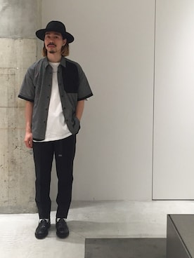 「ハットコーデ」｜矢野 勇太さん（メンズ・170cm）の春コーディネート