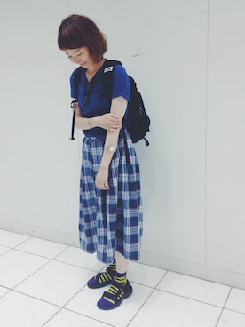 にーなさん（レディース・162cm）の夏コーディネート