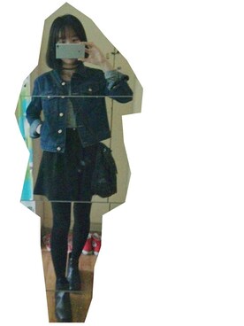 「stradivarius（ストラディバリウス）のアイテム（デニムジャケット）」を使った、Yulian さん（レディース・162cm）の春コーディネート