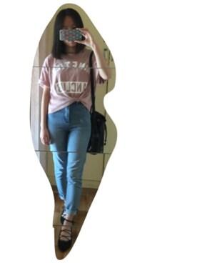 「H&M（エイチ・アンド・エム）のアイテム（ドラムバッグ）」を使った、Yulian さん（レディース・162cm）の夏コーディネート