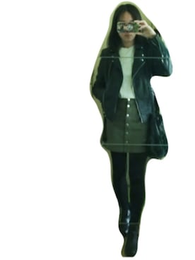 「H&M（エイチ・アンド・エム）のアイテム（ドラムバッグ）」を使った、Yulian さん（レディース・162cm）の秋コーディネート