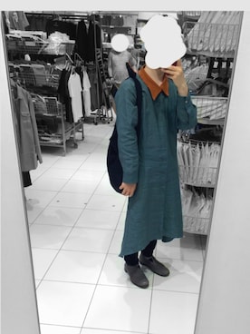 「ha | za | ma（ハザマ）のアイテム」を使った、だぁ!だぁ!だぁ!さん（メンズ・170cm）の春コーディネート