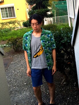 「チンピラではない」｜よしのりさん（メンズ・172cm）の夏コーディネート