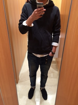 きつね顔さん（メンズ・173cm）の春コーディネート