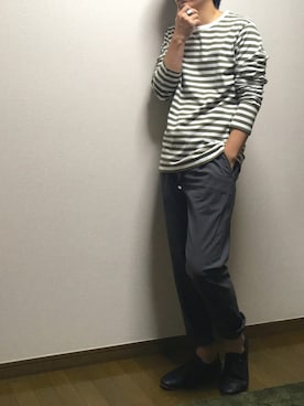 「アダムエロペ」｜きつね顔さん（メンズ・173cm）の秋コーディネート