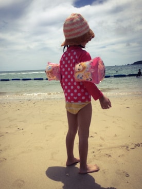 「5歳」｜「アイテム（水着）」を使った、maiiiさん（キッズ・110cm）の夏コーディネート