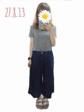 「G-SHOCK」｜saori○°さん（レディース・152cm）の秋コーディネート