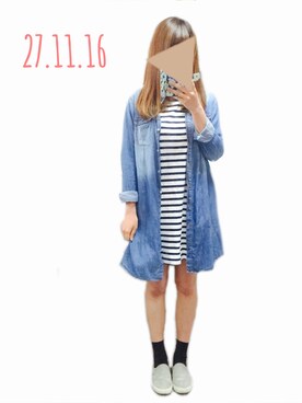 saori○°さん（レディース・152cm）の冬コーディネート