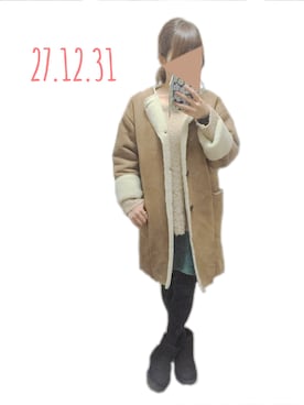 saori○°さん（レディース・152cm）の冬コーディネート