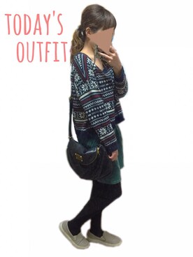 saori○°さん（レディース・152cm）の冬コーディネート