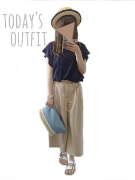 saori○°さん（レディース・152cm）の夏コーディネート