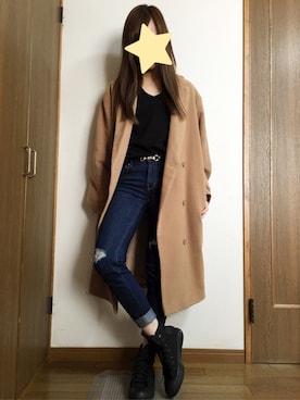 「murua」｜nanamiさん（レディース・156cm）の冬コーディネート