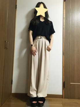 「ENVYM（アンビー）のアイテム（アクセサリー）」を使った、nanamiさん（レディース・156cm）の夏コーディネート