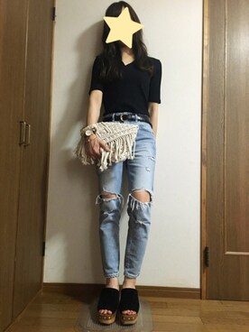 nanamiさん（レディース・156cm）の夏コーディネート