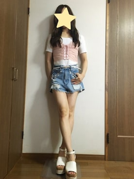 nanamiさん（レディース・156cm）の夏コーディネート