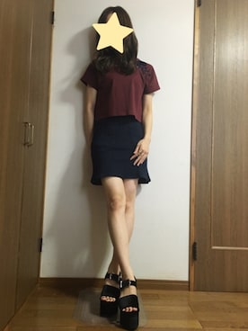 「ENVYM（アンビー）のアイテム（アクセサリー）」を使った、nanamiさん（レディース・156cm）の夏コーディネート