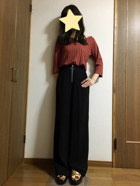 「ENVYM（アンビー）のアイテム（アクセサリー）」を使った、nanamiさん（レディース・156cm）の秋コーディネート
