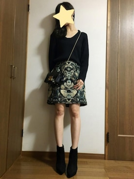 「ENVYM（アンビー）のアイテム（アクセサリー）」を使った、nanamiさん（レディース・156cm）の秋コーディネート