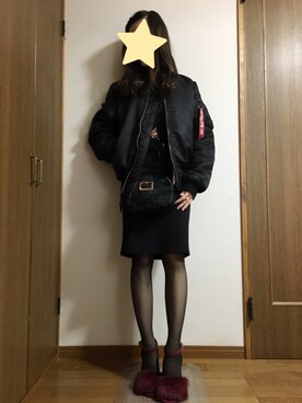 「ENVYM（アンビー）のアイテム（アクセサリー）」を使った、nanamiさん（レディース・156cm）の秋コーディネート