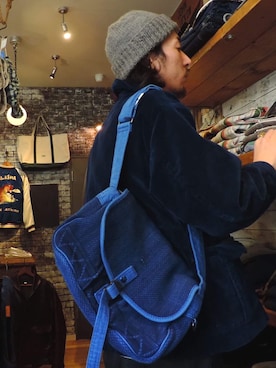 「PorterClassic」｜JELADO ハラダさん（メンズ・175cm）の冬コーディネート