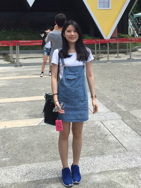 「LOVFEE（ラッフィ）のアイテム（スカート）」を使った、馬鹿丸🇹🇼さん（レディース・160cm）の夏コーディネート