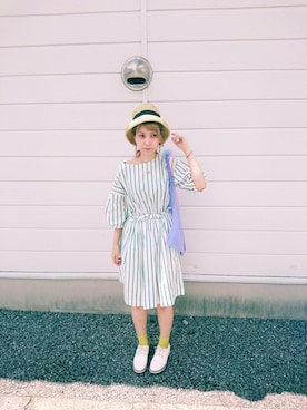 ワンピースを使った みどり の人気ファッションコーディネート Wear