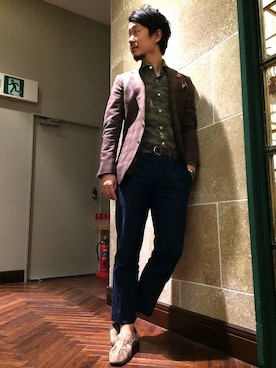 「gelmano」｜そわじゅんいちさん（メンズ・175cm）の夏コーディネート