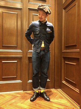 「hannahats」｜そわじゅんいちさん（メンズ・175cm）の秋コーディネート