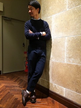 「gelmano」｜そわじゅんいちさん（メンズ・175cm）の秋コーディネート