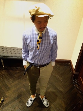 「hannahats」｜そわじゅんいちさん（メンズ・175cm）の夏コーディネート