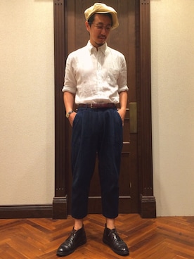 「hannahats」｜そわじゅんいちさん（メンズ・175cm）の夏コーディネート